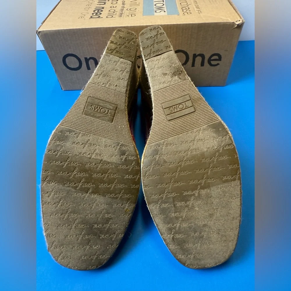 Toms Multicolor Striped Espadrilles